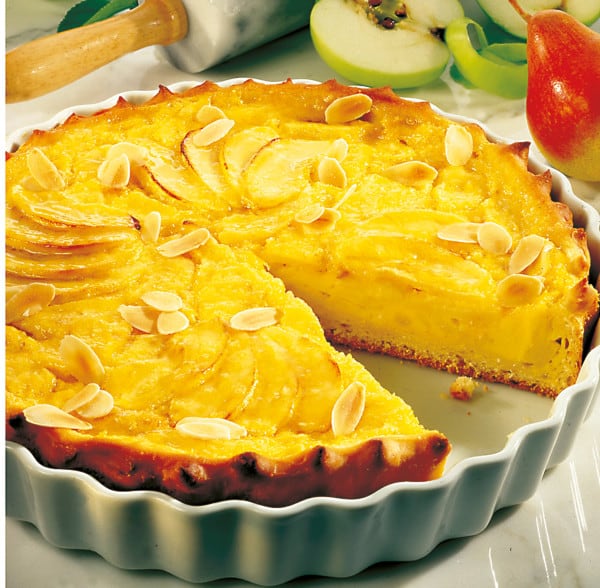 Apfelkuchen mit Rahmguss